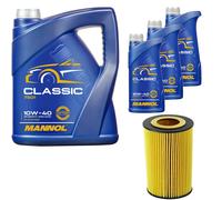 DENCKERMANN Filtro Olio MANNOL Classic 10W-40 8L Per Audi Allroad 2.5 TDI