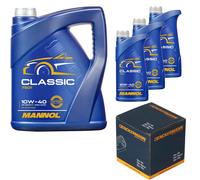 Denckermann Filtro Olio Mannol Classic 10W-40 8L Per Mercedes-Benz C-Class
