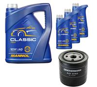 DENCKERMANN Filtro Olio MANNOL Classic 10W-40 8L Per Rover 600 620 SDI 45