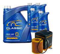 DENCKERMANN Filtro Olio MANNOL Classic 10W-40 9L Per Mazda 6 Kombi 2.5 MZR