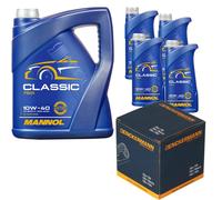DENCKERMANN Filtro Olio MANNOL Classic 10W-40 9L Per Opel Astra G CC 1.6