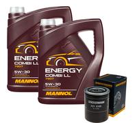 DENCKERMANN Filtro Olio MANNOL Combi LL 5W-30 10L Per Nissan Pick-Up 2.5