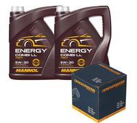 DENCKERMANN Filtro Olio MANNOL Combi LL 5W-30 10L Per VW Golf I Cabriolet