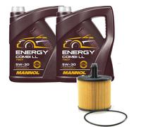 Denckermann Filtro Olio Mannol Combi Ll 5W-30 10L Per VW Touareg 5.0 V10