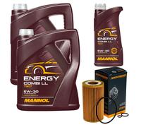 DENCKERMANN Filtro Olio MANNOL Combi LL 5W-30 11L Per Mercedes E-Klasse