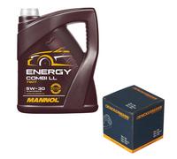 Denckermann Filtro Olio Mannol Combi LL 5W-30 5L Per BMW X3 Xdrive20d
