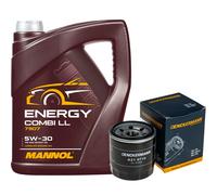 Denckermann Filtro Olio Mannol Combi LL 5W-30 5L Per Chevrolet Spark 1.0