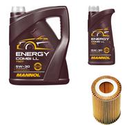 Denckermann Filtro Olio MANNOL Combi Ll 5W-30 6L per BMW 1er 114i 116i 3er