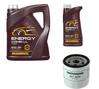 DENCKERMANN Filtro Olio MANNOL Combi LL 5W-30 6L Per Ford Fiesta III 1.3