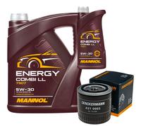 DENCKERMANN Filtro Olio MANNOL Combi LL 5W-30 6L Per Ford Sierra 2.0I