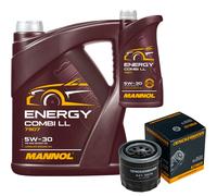 DENCKERMANN Filtro Olio MANNOL Combi LL 5W-30 6L Per Hyundai I30 1.4 1.6