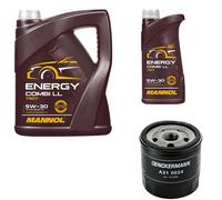 DENCKERMANN Filtro Olio MANNOL Combi LL 5W-30 6L Per Lancia Delta II 2.0