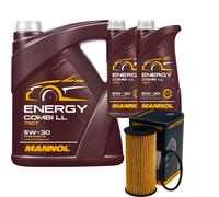 DENCKERMANN Filtro Olio MANNOL Combi LL 5W-30 7L Per Mercedes A-Class