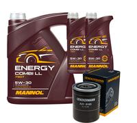 DENCKERMANN Filtro Olio MANNOL Combi LL 5W-30 7L Per Nissan Pick-Up 2.5 TD