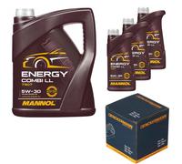DENCKERMANN Filtro Olio MANNOL Combi LL 5W-30 8L Per Chevrolet Aveo/Kalos