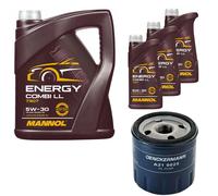 DENCKERMANN Filtro Olio MANNOL Combi LL 5W-30 8L Per Fiat Panda 1.2 1.1
