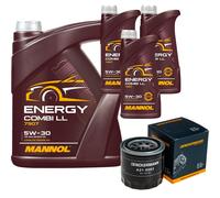 DENCKERMANN Filtro Olio MANNOL Combi LL 5W-30 8L Per Hyundai Tucson 1.6