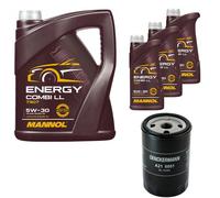 DENCKERMANN Filtro Olio MANNOL Combi LL 5W-30 8L Per VW Golf I Cabriolet