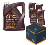 Denckermann Filtro Olio Mannol Combi LL 5W-30 9L Per Chevrolet Aveo/Kalos