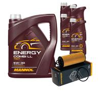 DENCKERMANN Filtro Olio MANNOL Combi LL 5W-30 9L Per Jeep Wrangler III 3.6