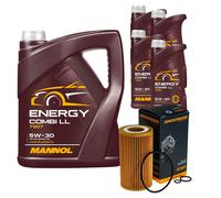 Denckermann Filtro Olio Mannol Combi LL 5W-30 9L Per Mercedes E-Klasse