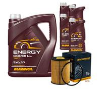 DENCKERMANN Filtro Olio MANNOL Combi LL 5W-30 9L Per Opel Antara 2.0 CDTi