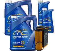 Denckermann Filtro Olio Mannol Defender 10W-40 12L Per Audi A6 Allroad 2.7