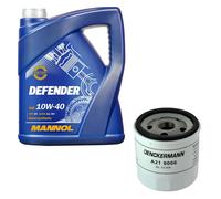 Denckermann Filtro Olio Mannol Defender 10W-40 5L Per Ford Fiesta III 1.3