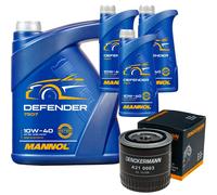 Denckermann Filtro Olio Mannol Defender 10W-40 8L Per Ford Sierra 2.0I