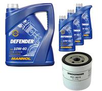 Denckermann Filtro Olio Mannol Defender 10W-40 8L Per Ford Transit Kasten