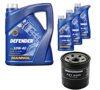 Denckermann Filtro Olio Mannol Defender 10W-40 8L Per Ford Usa Prova II 2.0 16V