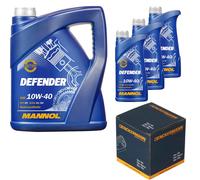 Denckermann Filtro Olio Mannol Defender 10W-40 8L Per Opel Astra G CC 1.6