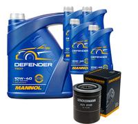 Denckermann Filtro Olio Mannol Defender 10W-40 9L Per Nissan Pick-Up 2.5