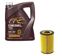 DENCKERMANN Filtro Olio MANNOL Diesel TDI 5W-30 5L Per Audi Allroad 2.5