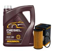 DENCKERMANN Filtro Olio MANNOL Diesel TDI 5W-30 5L Per Mercedes A-Class