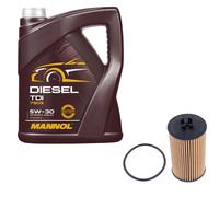 DENCKERMANN Filtro Olio MANNOL Diesel TDI 5W-30 5L Per Opel Cascada 1.6