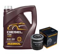 DENCKERMANN Filtro Olio MANNOL Diesel TDI 5W-30 5L Per Volvo V70 I 2.5