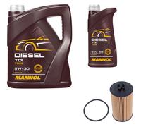 DENCKERMANN Filtro Olio MANNOL Diesel TDI 5W-30 6L Per Opel Cascada 1.6