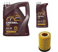 DENCKERMANN Filtro Olio MANNOL Diesel TDI 5W-30 6L Per Opel Corsa D 1.2