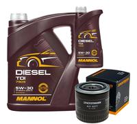 DENCKERMANN Filtro Olio MANNOL Diesel TDI 5W-30 6L Per Volvo V40 Kombi 1.9