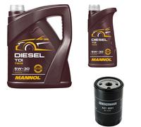 DENCKERMANN Filtro Olio MANNOL Diesel TDI 5W-30 6L Per VW Golf I Cabriolet