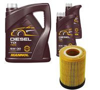 DENCKERMANN Filtro Olio MANNOL Diesel TDI 5W-30 7L Per Opel Corsa D 1.2