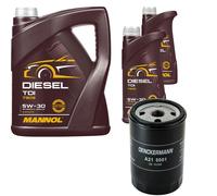 DENCKERMANN Filtro Olio MANNOL Diesel TDI 5W-30 7L Per VW Golf I Cabriolet