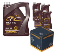 Denckermann Filtro Olio Mannol Elite 5W-40 9L Per Opel Astra G CC 1.6 16V