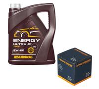 Denckermann Filtro Olio mannol Energia Ultra JP 5W-20 5L per Toyota Aygo 1.0