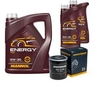 DENCKERMANN Filtro Olio MANNOL Energy 5W-30 7L Per Hyundai I30 1.4 1.6 KIA Venga