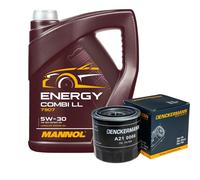 Denckermann Filtro Olio Mannol Energy Combi LL 5W-30 5L Per Toyota Avensis