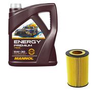Denckermann Filtro Olio Mannol Energy Premium 5W-30 5L Per Audi Allroad 2.5 TDI
