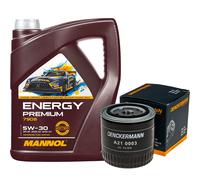Denckermann Filtro Olio Mannol Energy Premium 5W-30 5L Per Ford Sierra 2.0I