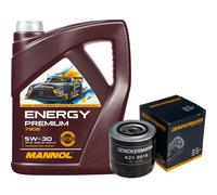Denckermann Filtro Olio MANNOL Energy Premium 5W-30 5L per Volvo V70 I 2.5 Tdi